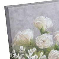 Flower Vases Still Life  18" x 24" Canvas Wall Art
