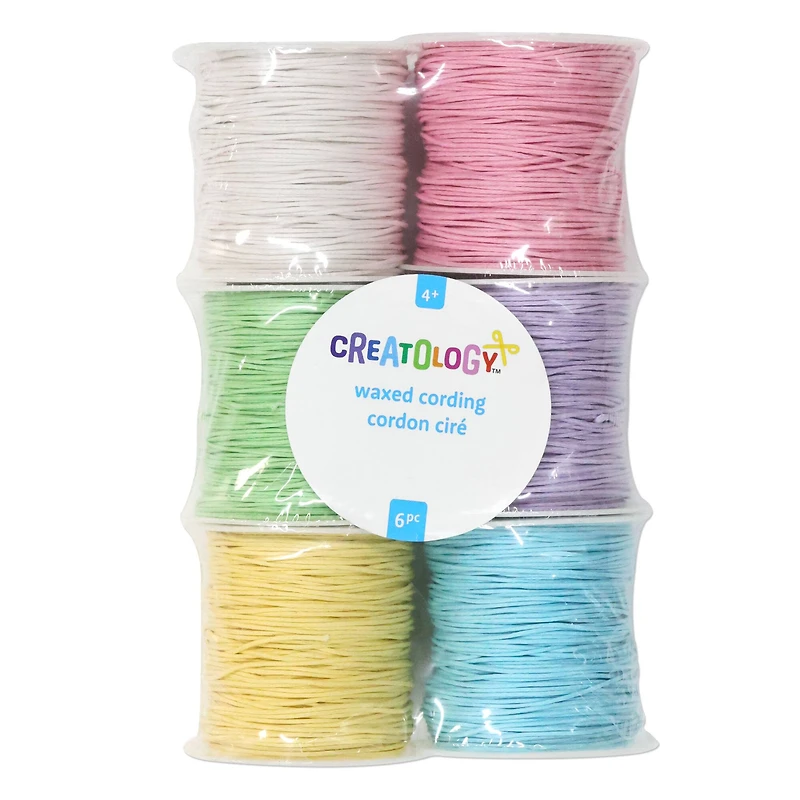 1mm Pastel Waxed Cording Pack by Creatology™