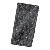 Monochromatic Flowers 10" x 10"  Cotton Twill Napkin