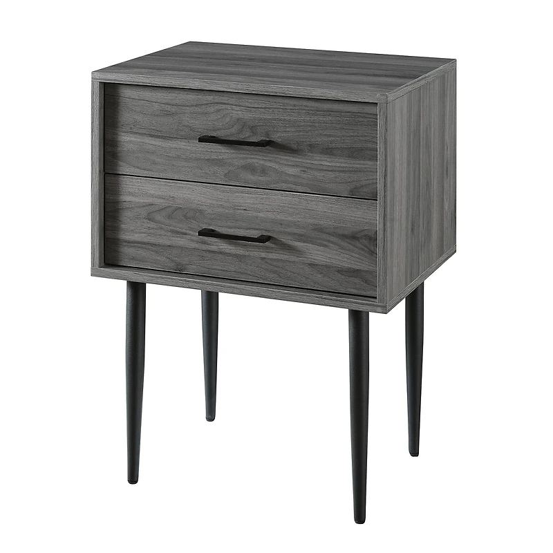 Walker Edison Slate Gray Modern Side Table