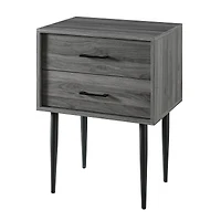 Walker Edison Slate Gray Modern Side Table