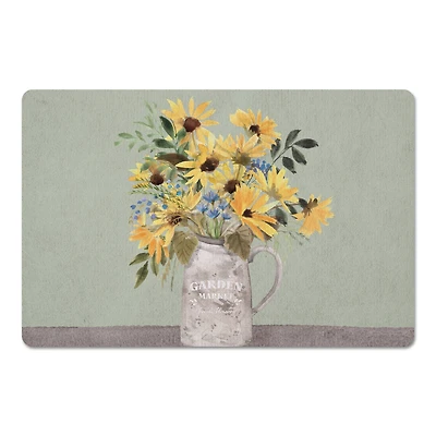 18" x 27" Pitcher of Sunflowers Market Floor Mat