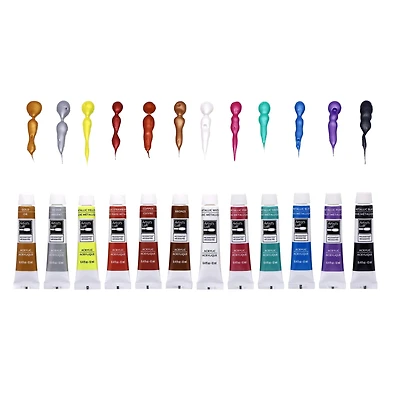 12 Packs: 12 ct. (144 total) Metallic Acrylic Paints by Artist's Loft™ Necessities™