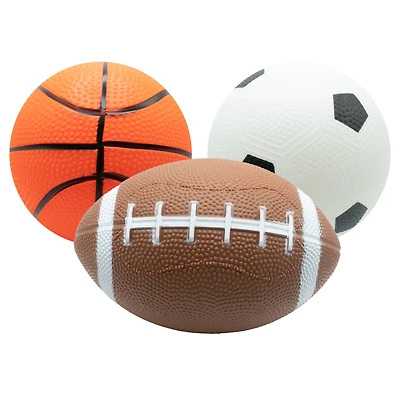 Assorted 6" Traditional Mini Sports Ball