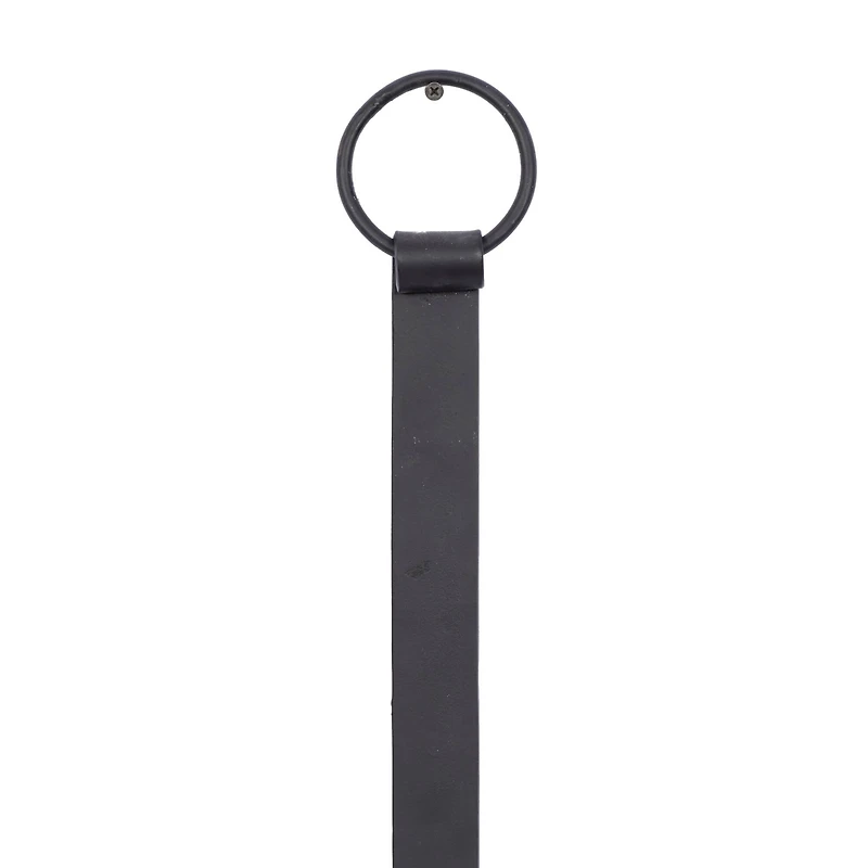 Black Iron Traditional Candle Wall Sconce, 31" x 9" x 7"