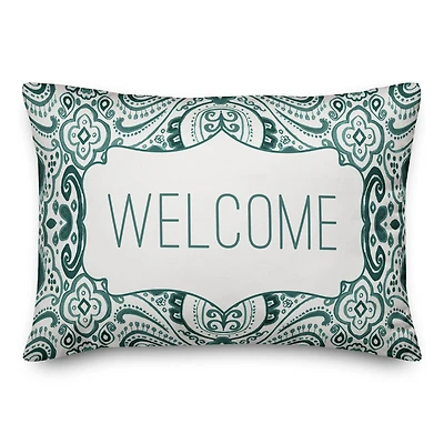 Welcome 14" x 20" Indoor / Outdoor Pillow