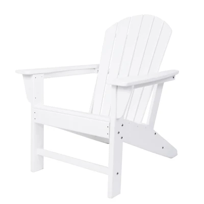 White Traditional Adirondack Chair