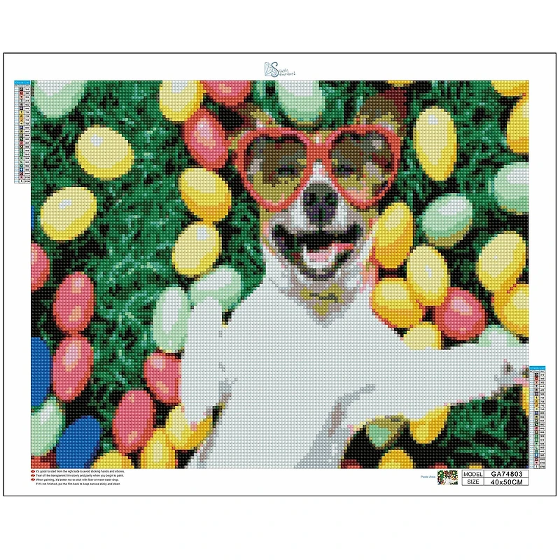 Sparkly Selections Easter Dog Diamond Painting Kit