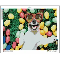 Sparkly Selections Easter Dog Diamond Painting Kit