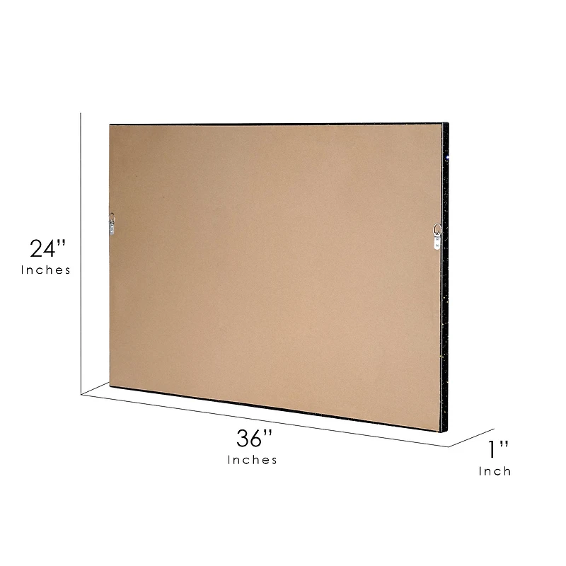 American Art Décor™ 36" NASA Hubble 30 Years Galaxy Glossy Canvas Wall Art Print