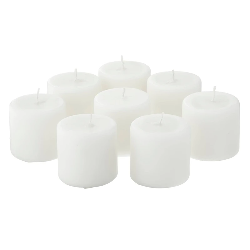 12 Packs: 8 ct. (96 total) Basic Elements™ White Pillar Candles Value Pack by Ashland®