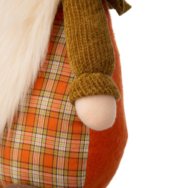 Glitzhome® 24" Fall Fabric Gnome Décor Accent