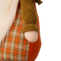 Glitzhome® 24" Fall Fabric Gnome Décor Accent