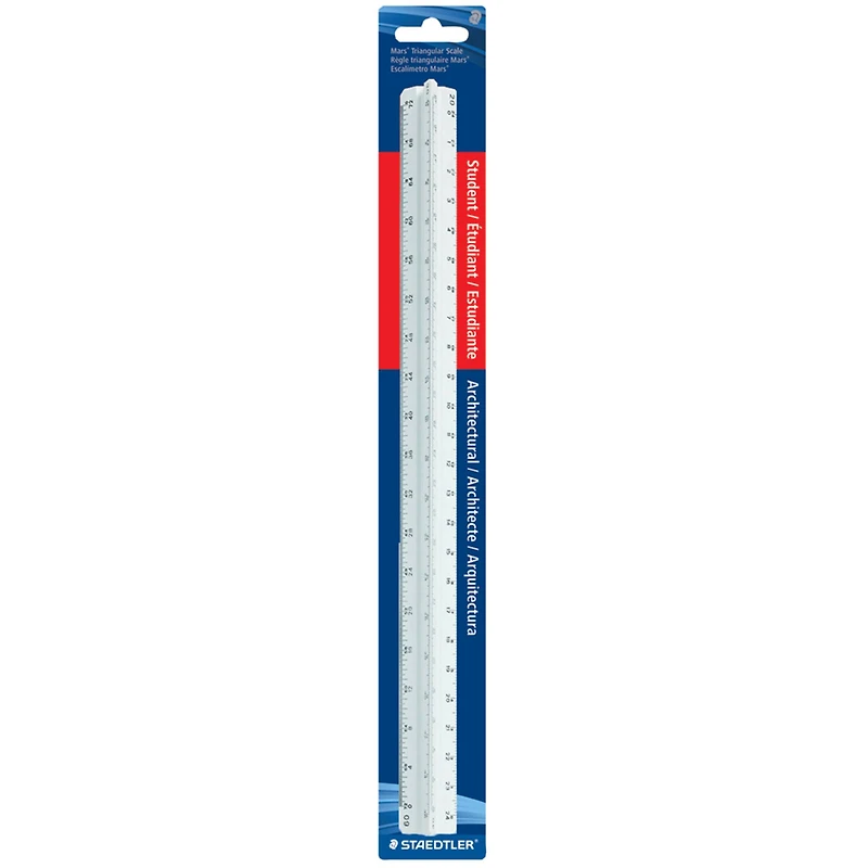 Staedtler® Mars® Student Grade Architectural Triangular Scale, 12"