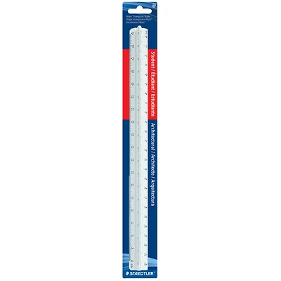 Staedtler® Mars® Student Grade Architectural Triangular Scale, 12"