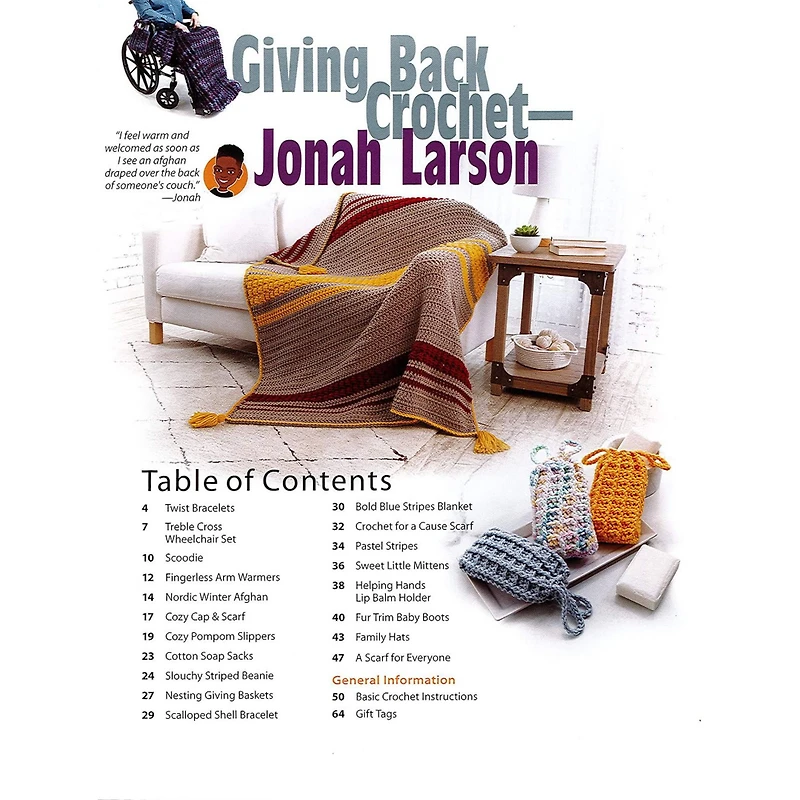 Annie's Giving Back Crochet - Jonah Larson Book