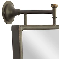 28" Rectangle Wood Wall Mirror