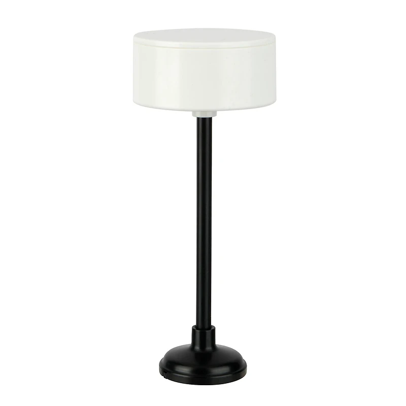 Mini Black Floor Lamp with White Shade by Make Market®