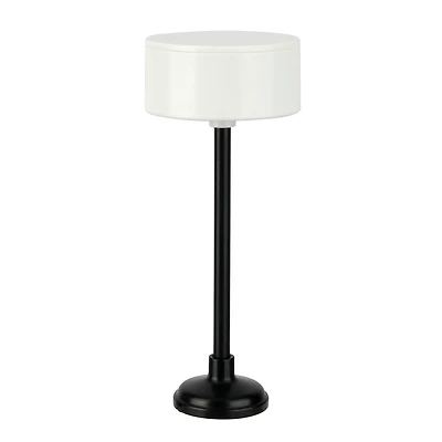 Mini Black Floor Lamp with White Shade by Make Market®