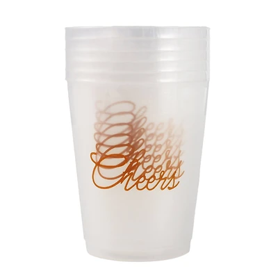 15.5oz. Cheers Frosted Plastic Cups, 6ct. by Celebrate It™