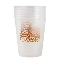 15.5oz. Cheers Frosted Plastic Cups, 6ct. by Celebrate It™
