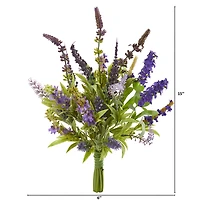 Lavender Artificial Flower Bouquet, 3ct.