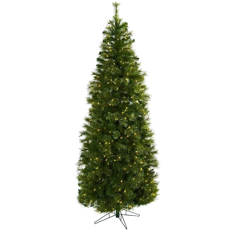 7.5ft. Pre-Lit Cashmere Fir Artificial Christmas Tree, Clear Lights