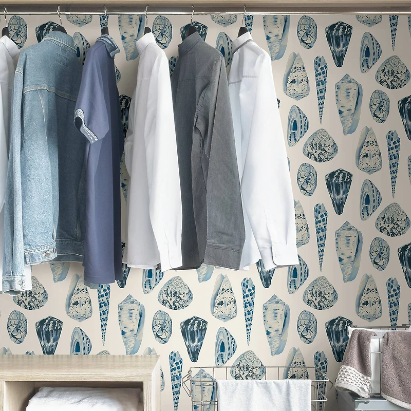 Scalamandre Porcelain Coquina Peel & Stick Wallpaper