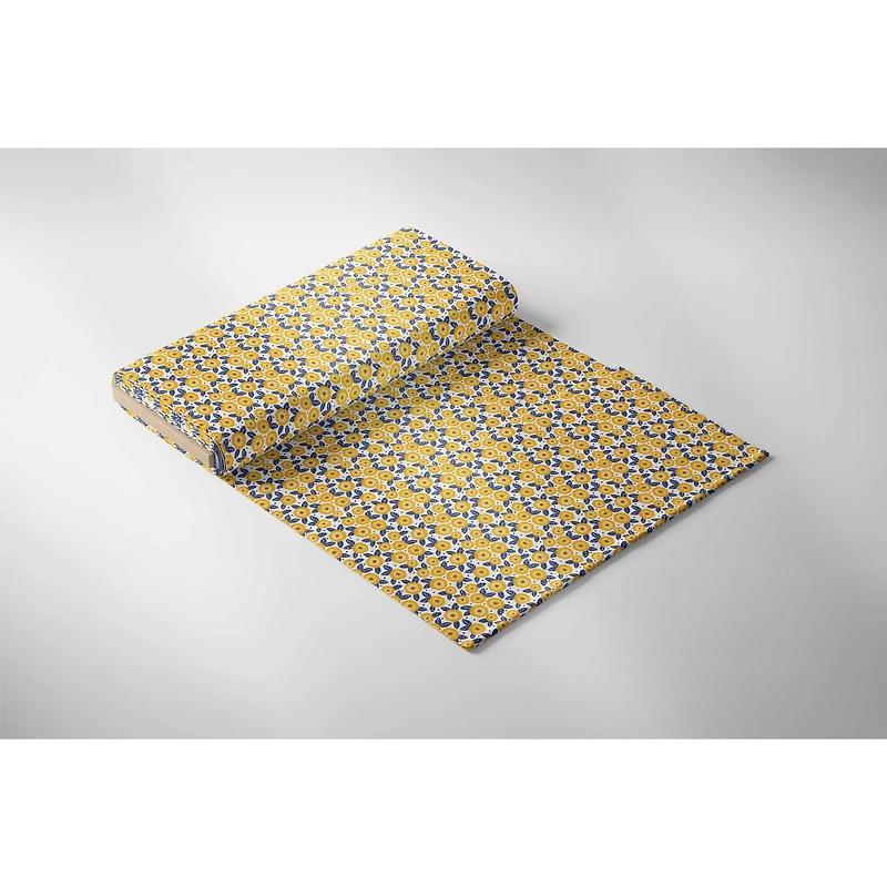 Emma & Mila® Marigold Flower Cotton Fabric By The Yard, 8yd. Bolt