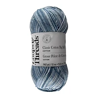 Classic Cotton Big Ball™ Ombre Yarn by Loops & Threads