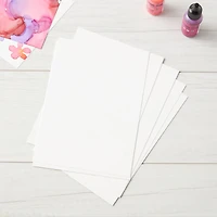 6 Packs: 10 ct. (60 total) Tim Holtz® Alcohol Ink Yupo® White Cardstock