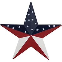 15" Patriotic Star Metal Wall Decoration