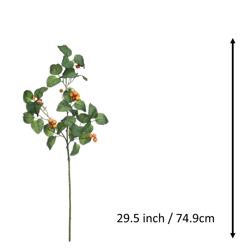 29.5" Orange Berry & Leaf Stem by Ashland®
