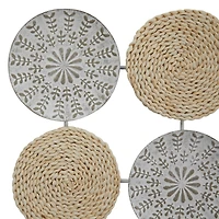 The Novogratz Grey Modern Abstract Wall Decor, 31" x 1" x 31"