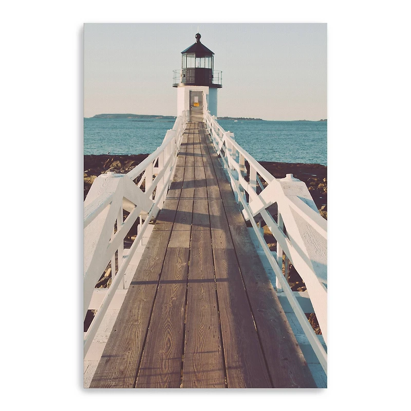 Crossing The Pier Canvas Giclee