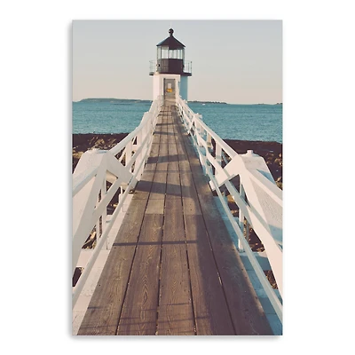 Crossing The Pier Canvas Giclee