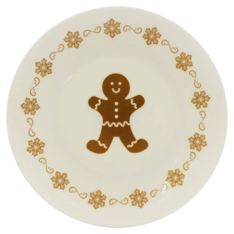 6" Gingerbread Man Ceramic Plate by Ashland®