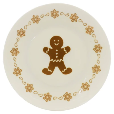 6" Gingerbread Man Ceramic Plate by Ashland®