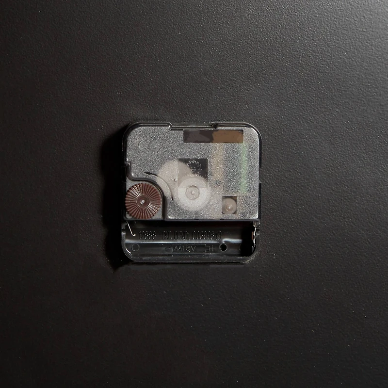 White Metal Farmhouse Wall Clock, 23" x 23" x 3"