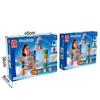 Hape Quadrilla Wooden Marble Run Construction Cliffhanger Set