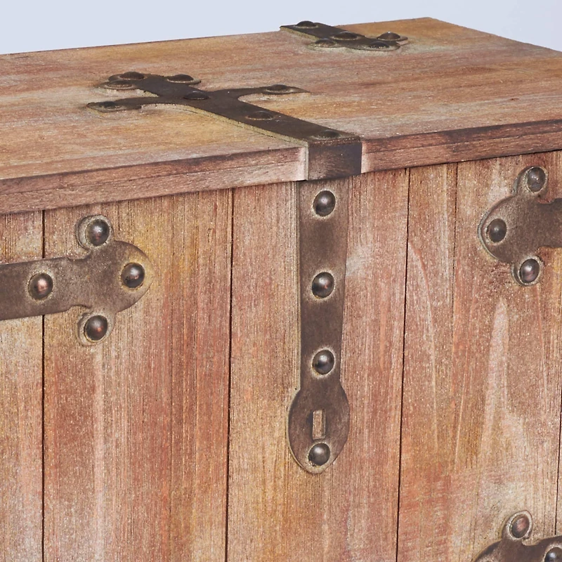 Household Essentials Hinge Decorative Trunk