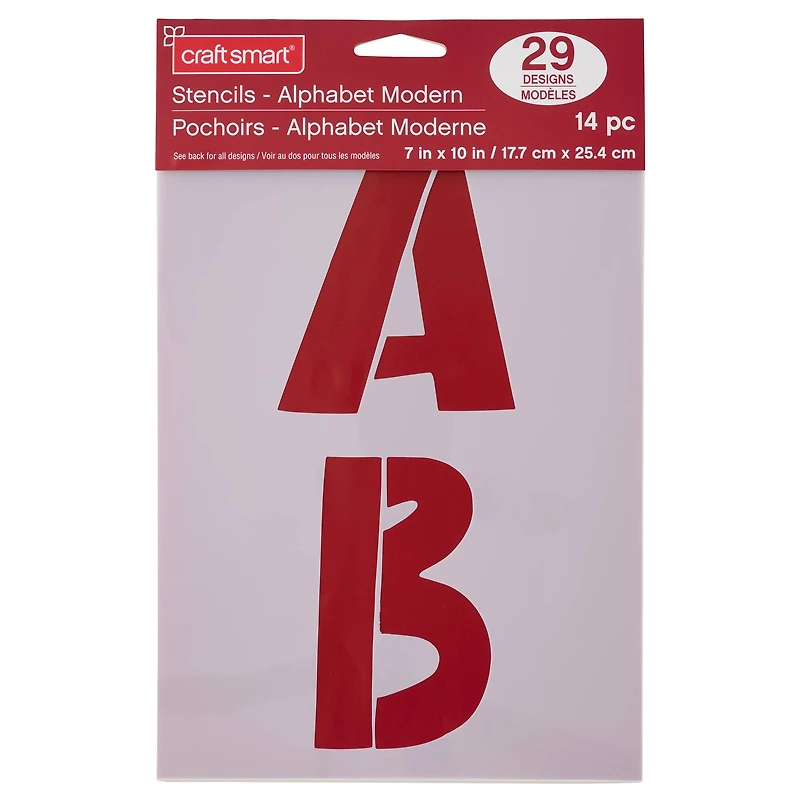 6 Pack: 4" Modern Alphabet Stencils by Craft Smart®