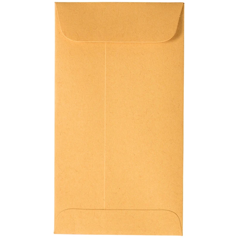 JAM Paper Brown Kraft Manila Coin Business Recycled Envelopes