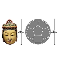 Design Toscano 12" Processional Masks of the Devas Taishakuten