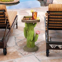 Design Toscano 20.5" Saguaro Cactus Arizona Desert Sculptural Table