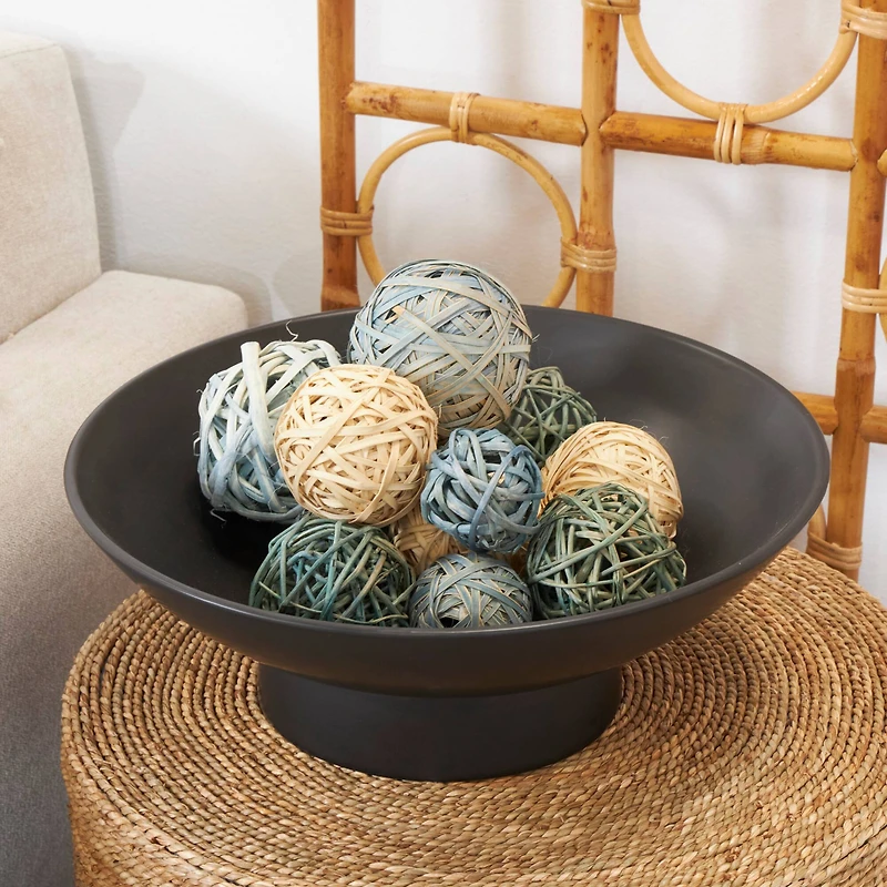 Cream Dried Plant Natural Foliage with Fishnet Bag