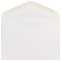 JAM Paper White A7 Invitation Envelopes with V-Flap, 100ct.