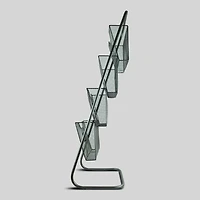3ft. Metal Mesh Magazine Rack