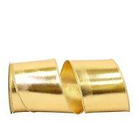 The Ribbon Roll 4" x 10yd. Wired Metallic Two-Sided Lamé Foil Ribbon