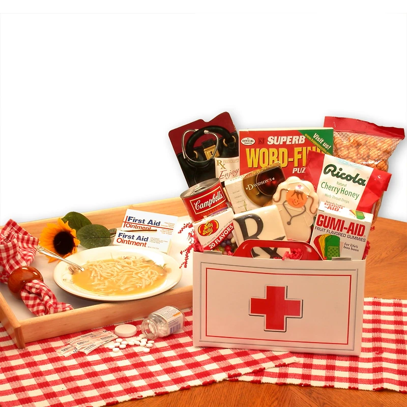 First Aid For The Ailing Get Well Gift Box